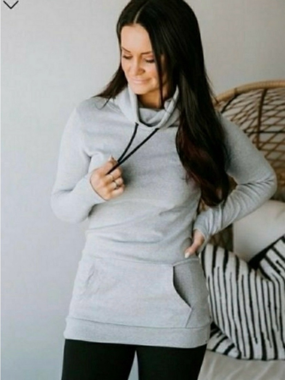 LILY & LOTTIE COWL NECK TUNIC (MAUVE)